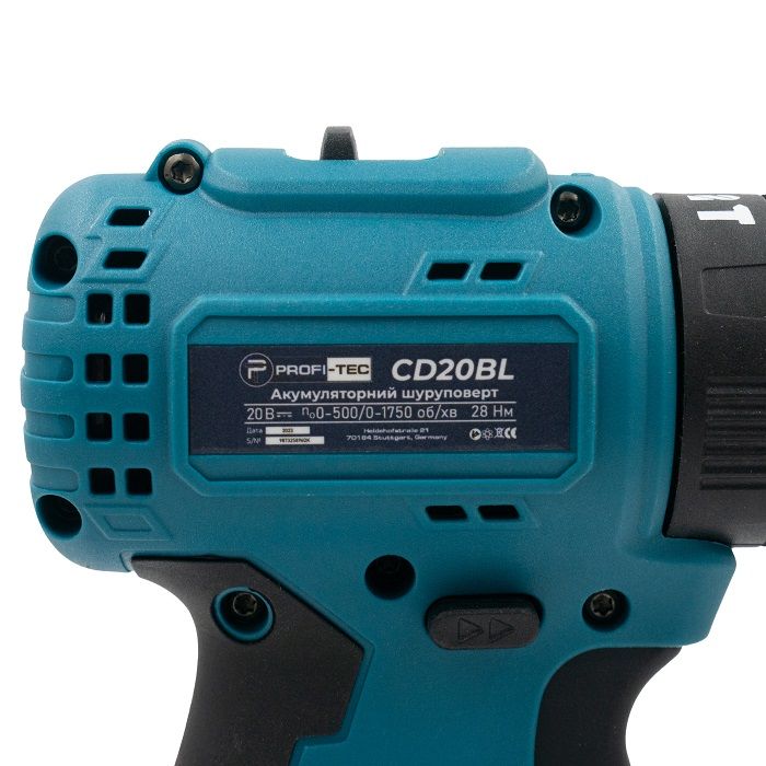 Шурупокрут акумуляторний PROFI-TEC PCD3520BL POWERLine
