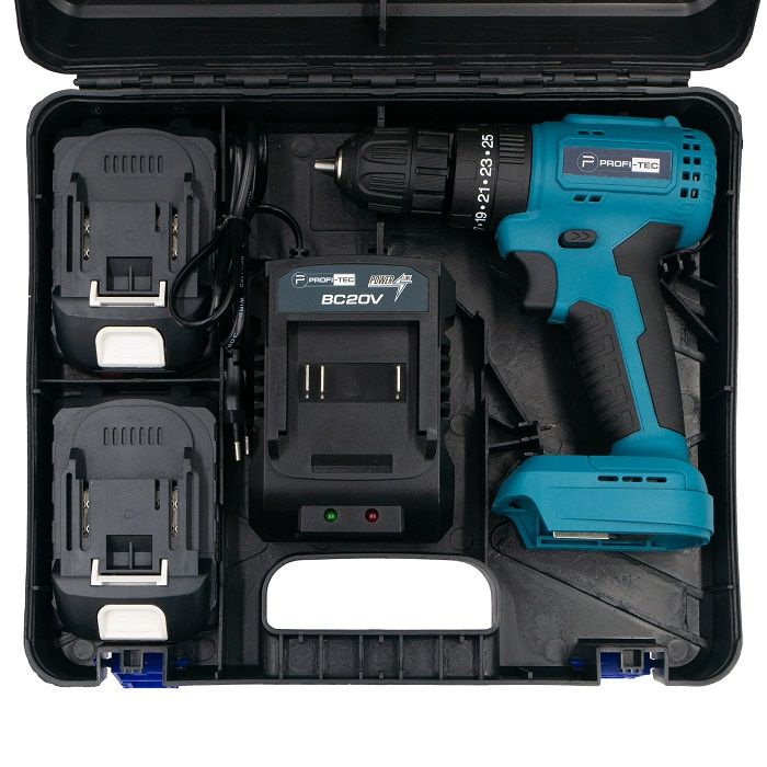 Шурупокрут акумуляторний PROFI-TEC PCD3520BL POWERLine