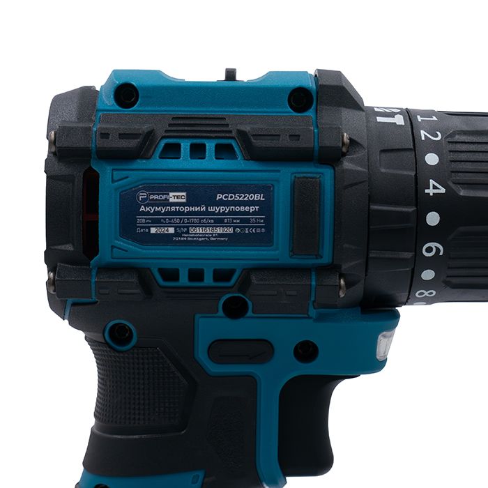Шурупокрут акумуляторний PROFI-TEC PCD5220 POWERLine