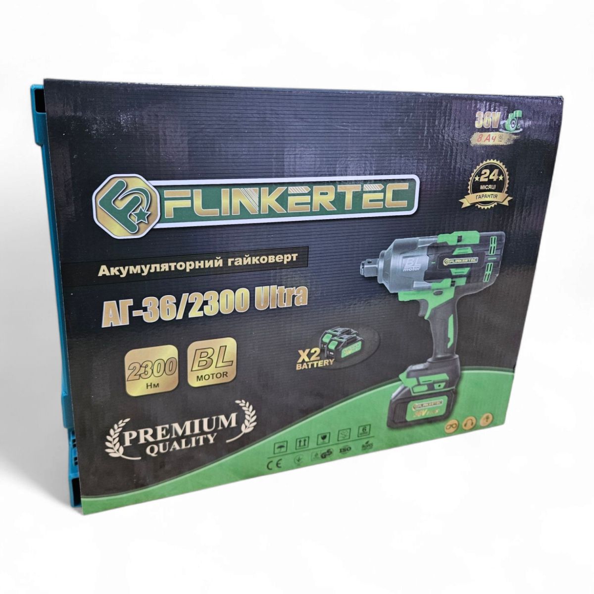 Гайковерт акумуляторний безщітковий 3/4" 2300 Nm Flinke Польща