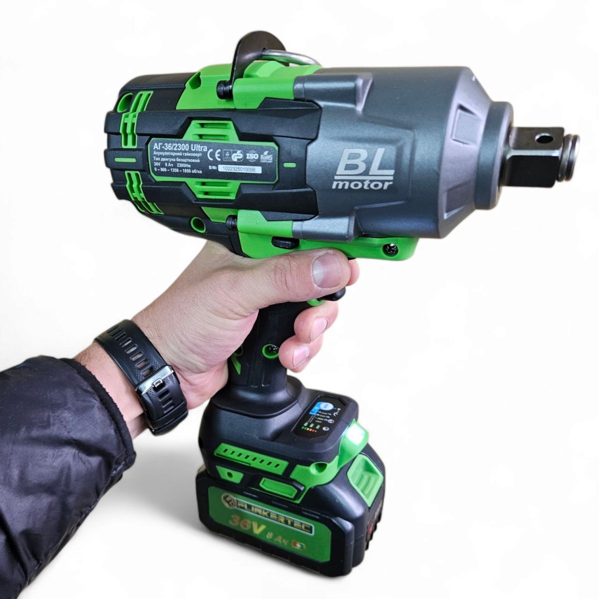 Гайковерт акумуляторний безщітковий 3/4" 2300 Nm Flinke Польща