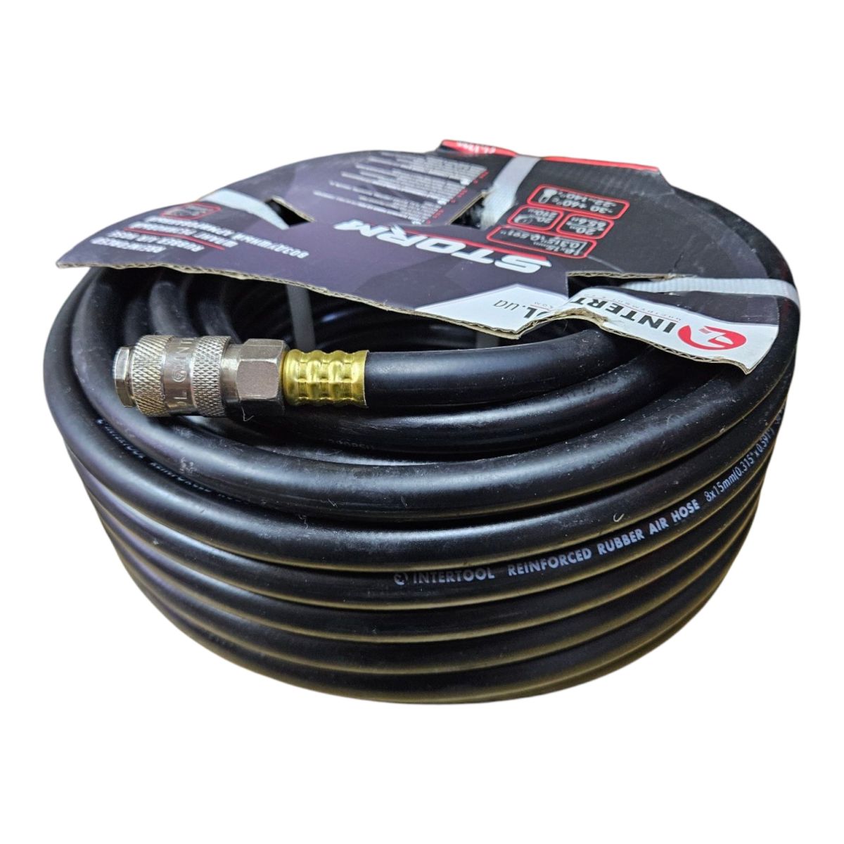 Шланг для компрессора 20м Intertool STORM 20.6/13