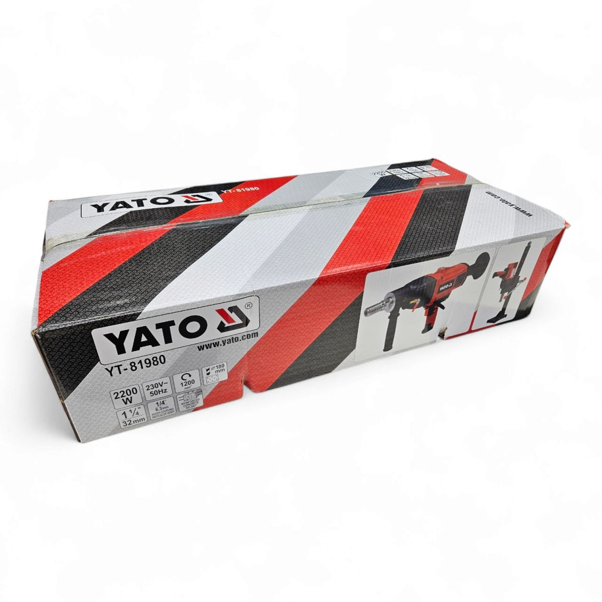 Дрель для алмазного бурения с штативом YATO 2200 Вт YT-81980