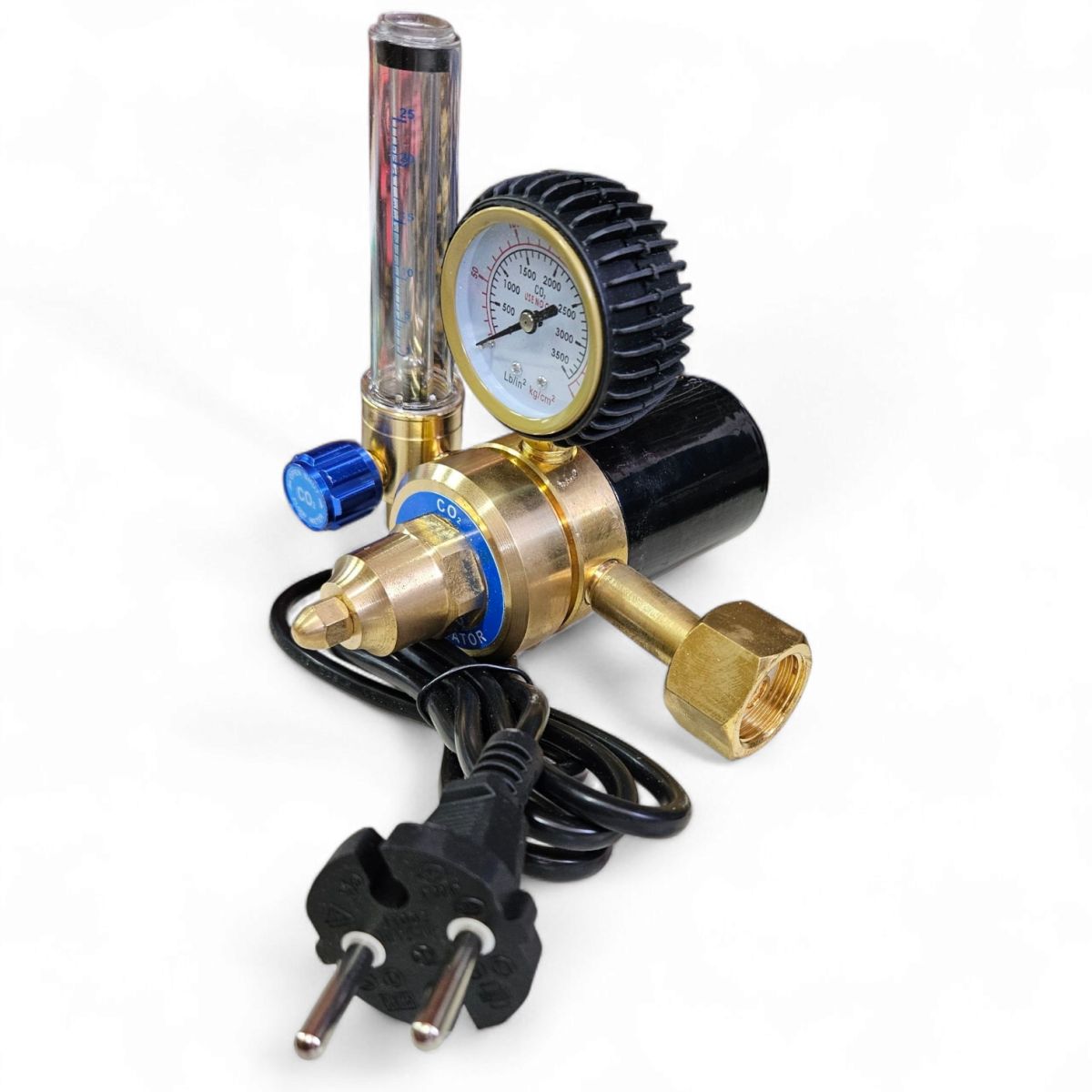 Редуктор углекислотный для полуавтомата DRAGON GH270 СО² с подогревом 220в