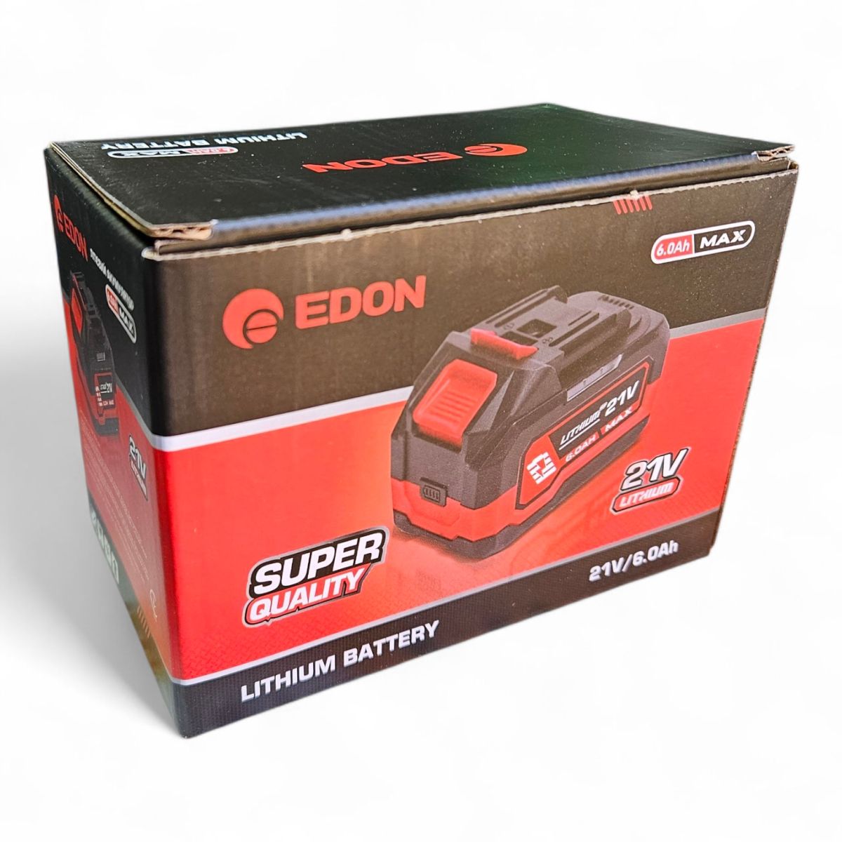 Акумулятор батарея EDON Battery 21/6 Professional (21В, 6.0Ач)