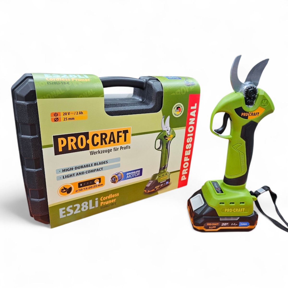 Секатор акумуляторний Procraft ES28Li Німеччина
