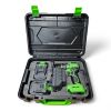 Шуруповерт аккумуляторный бесщеточный FlinkerTec ДШ-21/3А Полша