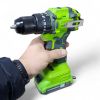 Шуруповерт аккумуляторный бесщеточный 20в 2,0 А/час Grosser GCD 521T