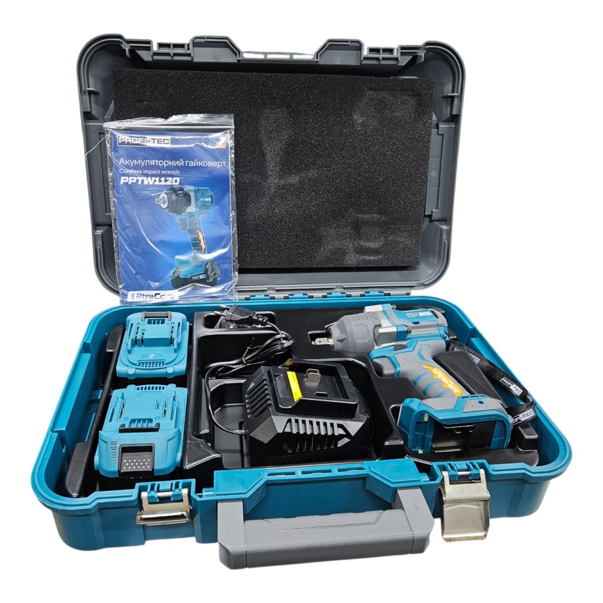 Гайковерт акумуляторний 1100 Nm PROFI-TEC PPTW11020 UltraCore