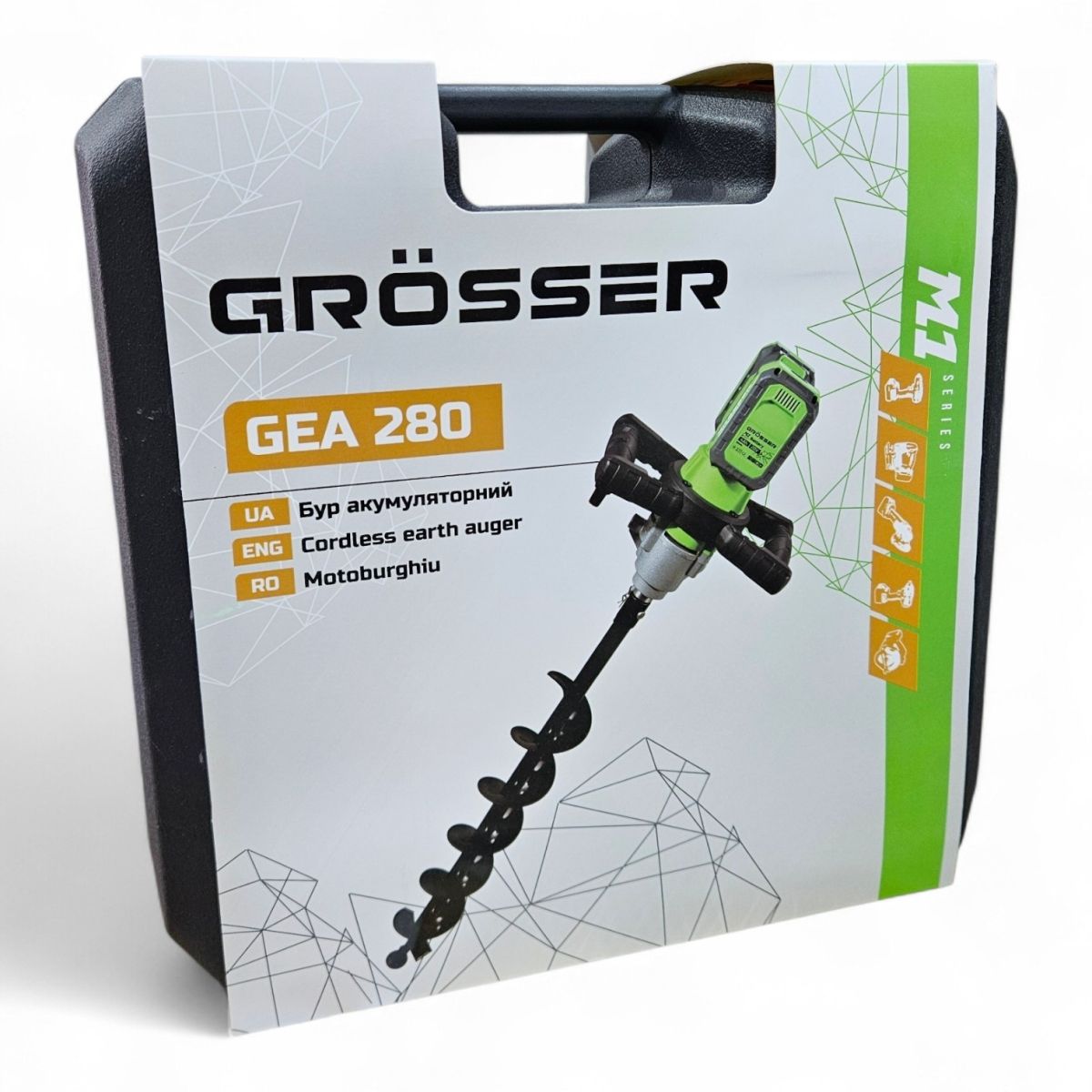 Бур для земли аккумуляторный Grosser GEA 280(без АКБ)