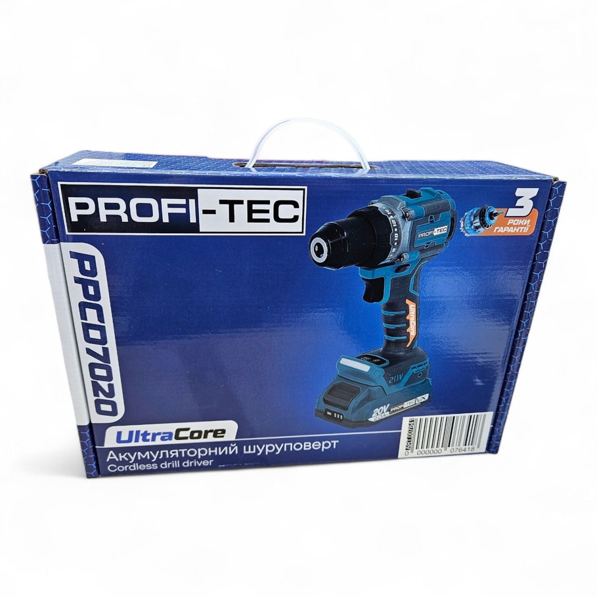 Шуруповерт аккумуляторный PROFI-TEC PPCD7020 UltraCore Германия (без акб)