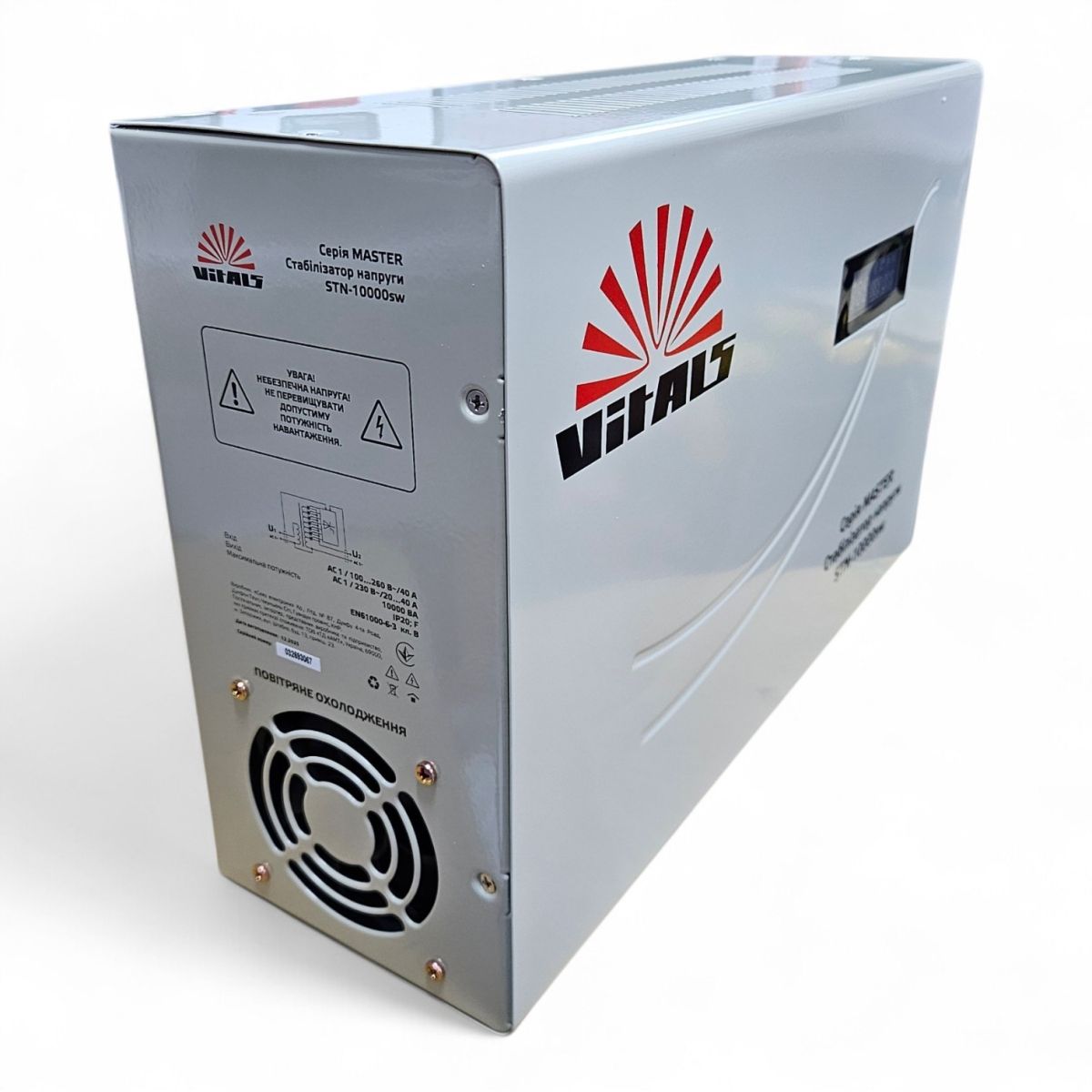 Стабілізатор напруги теристорний 10 кВт Vitals Master STN-10000sw Латвія