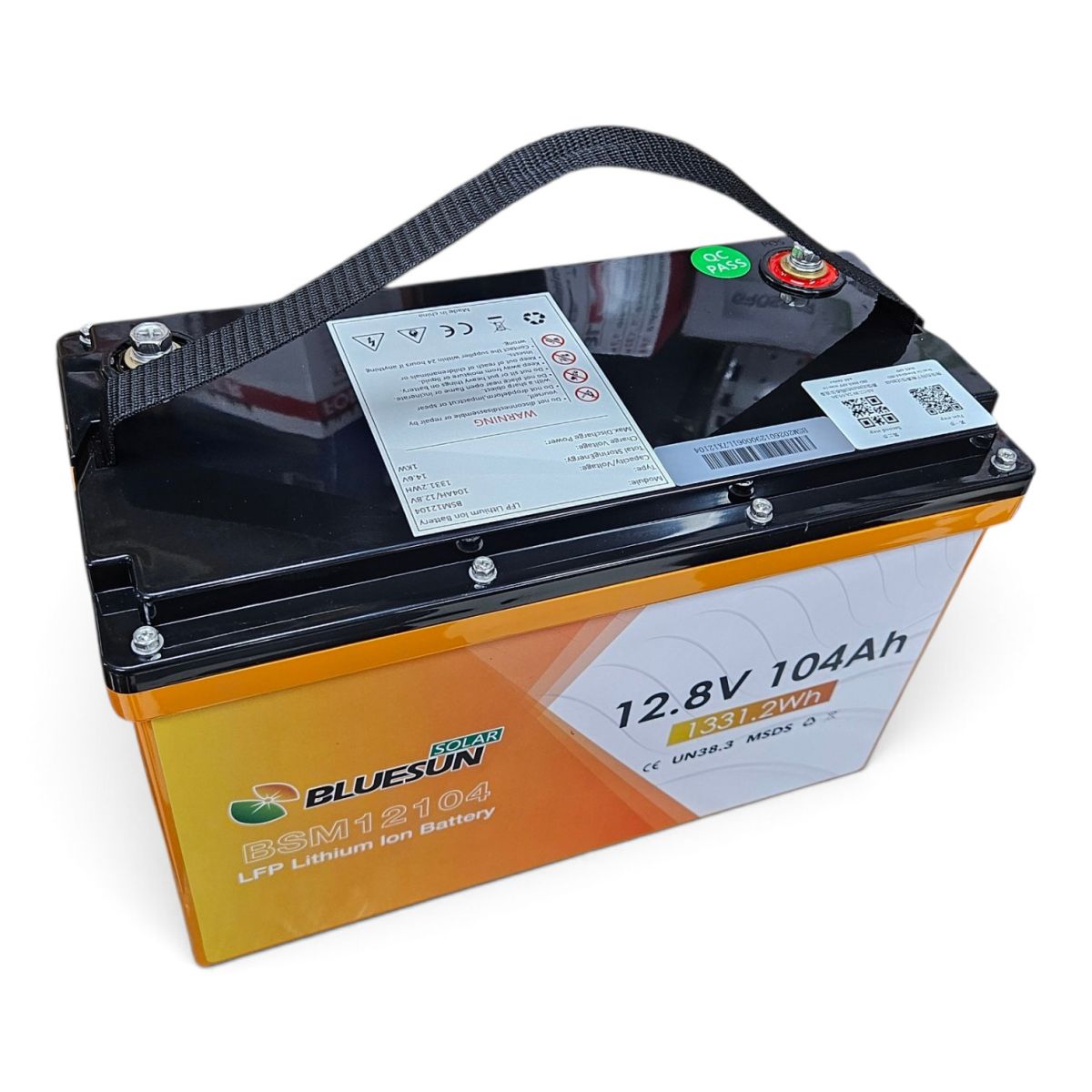 Літій залізо фосфатний акумулятор lifepo4 104 А 12.8 Bluesun Solar BSM12104