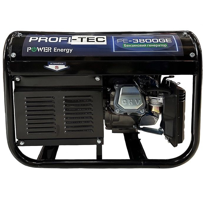 Генератор бензиновый PROFI-TEC PE-3800GE (3.8 кВт, электростартер)