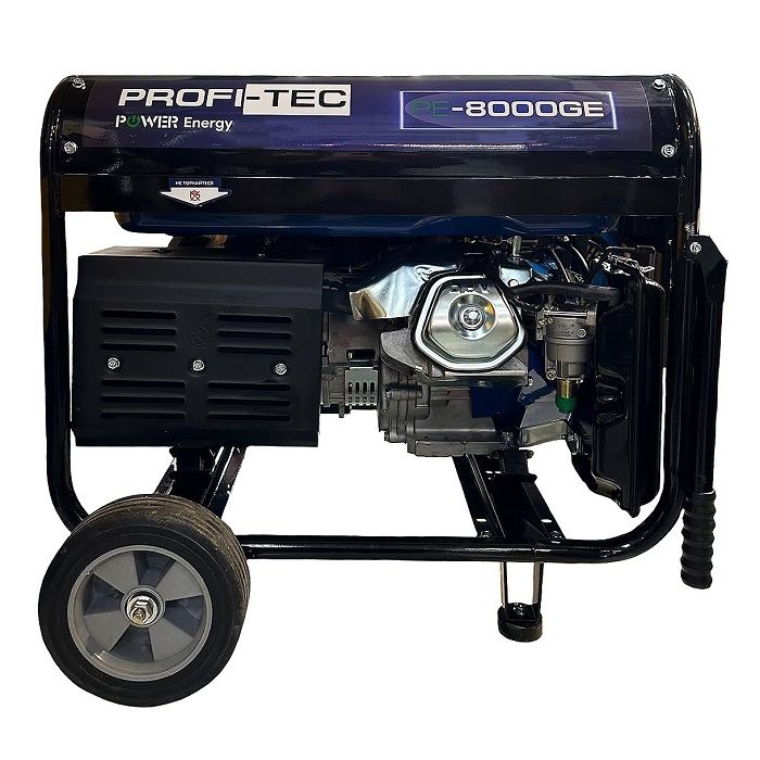 Генератор бензиновый  PROFI-TEC PE-8000GE (8.0 кВт, электростартер)