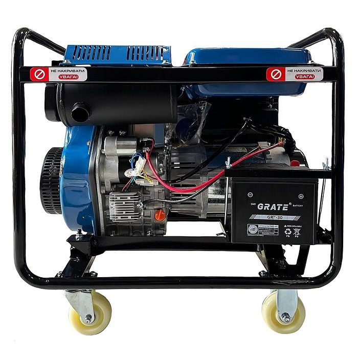 Генератор дизельный PROFI-TEC PE-5500DE (5.5 кВт, электростартер)