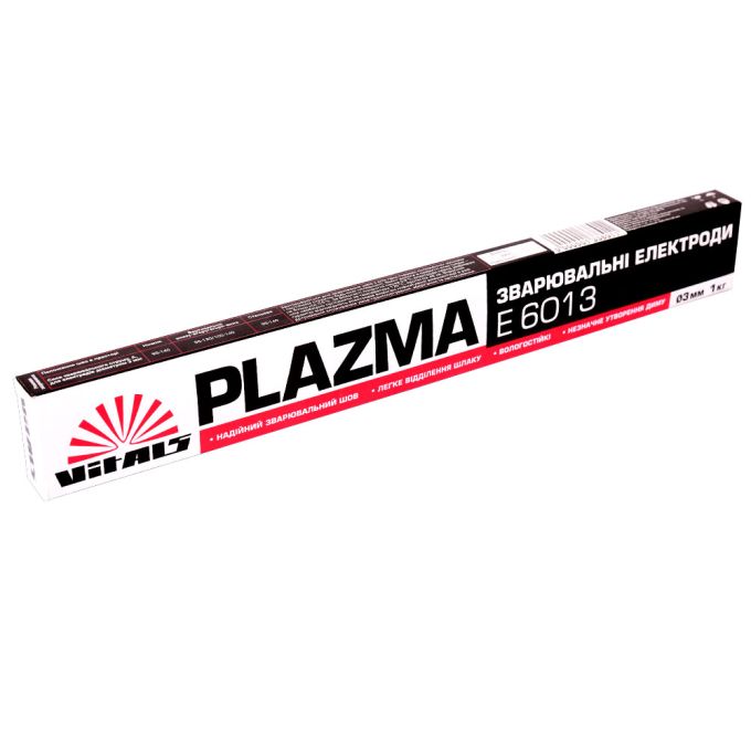 Електроди зварювальні Vitals Plazma E6013 d 3 мм 1кг