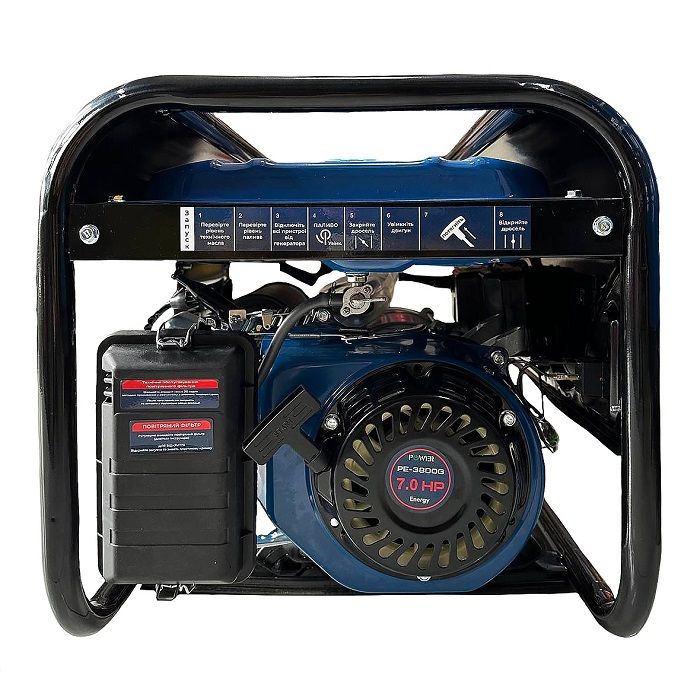 Генератор бензиновый 3.8 кВт PROFI-TEC PE-3800G Германия