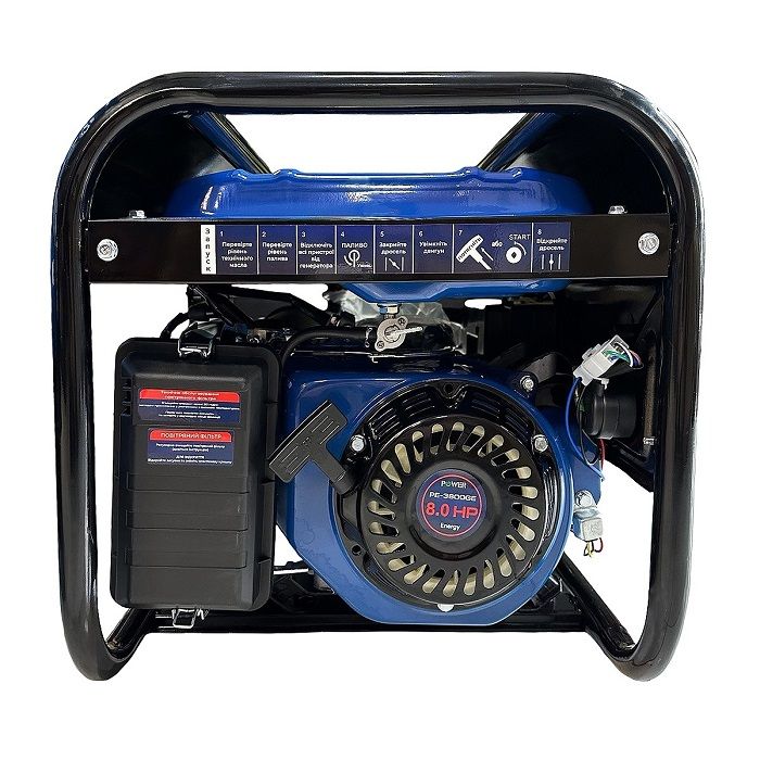 Генератор бензиновый PROFI-TEC PE-3800GE (3.8 кВт, электростартер)