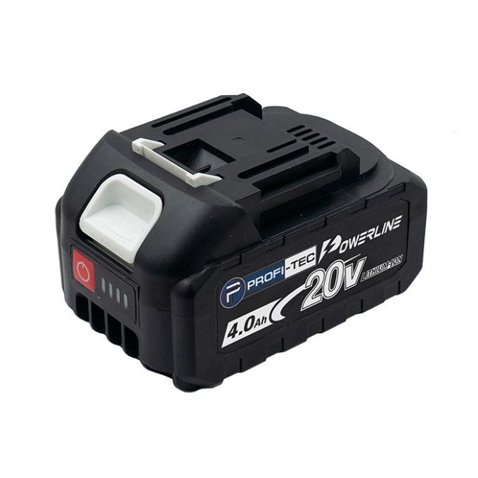 Аккумулятор 20 В на 4,0Ач PROFI-TEC PT2040 POWERLine с индикатором