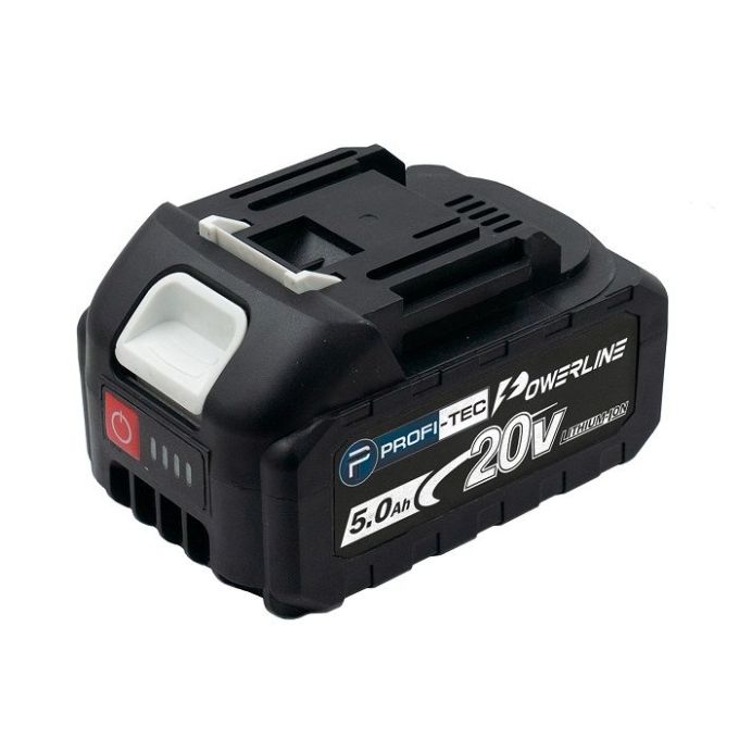 Аккумулятор 20 В на 4.0 Ач PROFI-TEC PT2050 POWERLine с индикатором