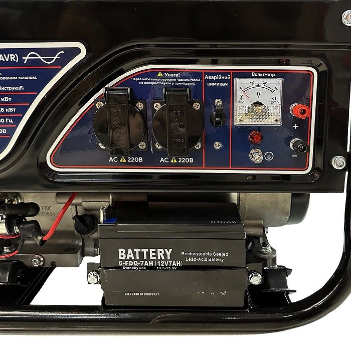 Генератор бензиновый PROFI-TEC PE-3800GE (3.8 кВт, электростартер)