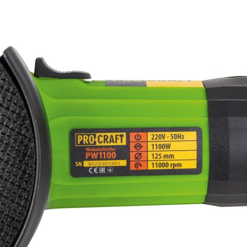 Болгарка 125мм 1100Вт Procraft PW1100 Німеччина