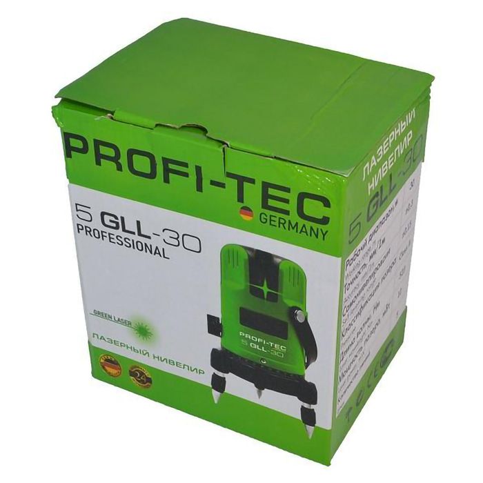 Лазерный уровень PROFI-TEC 5GLL-30 Professional