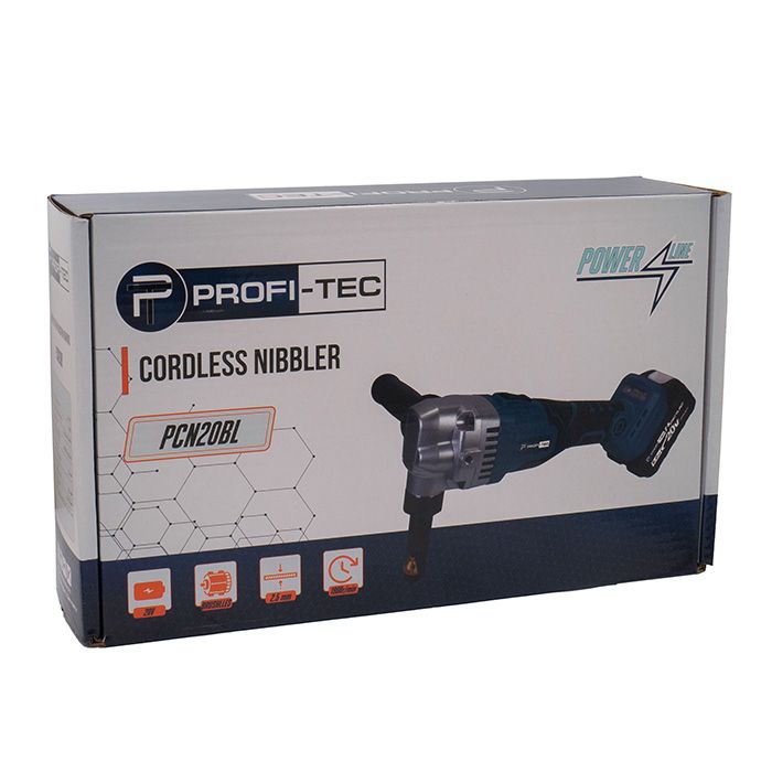 Аккумуляторные ножницы по металлу PROFI-TEC PCN20BL POWERLine без акб