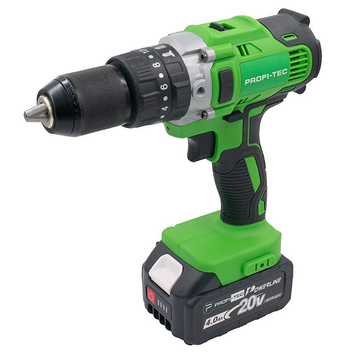 Шуруповерт акумуляторний PROFI-TEC DSH21BL 4.0 Аг 2шт