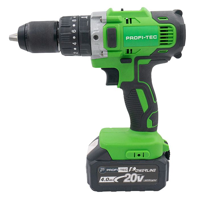 Шуруповерт акумуляторний PROFI-TEC DSH21BL 4.0 Аг 2шт