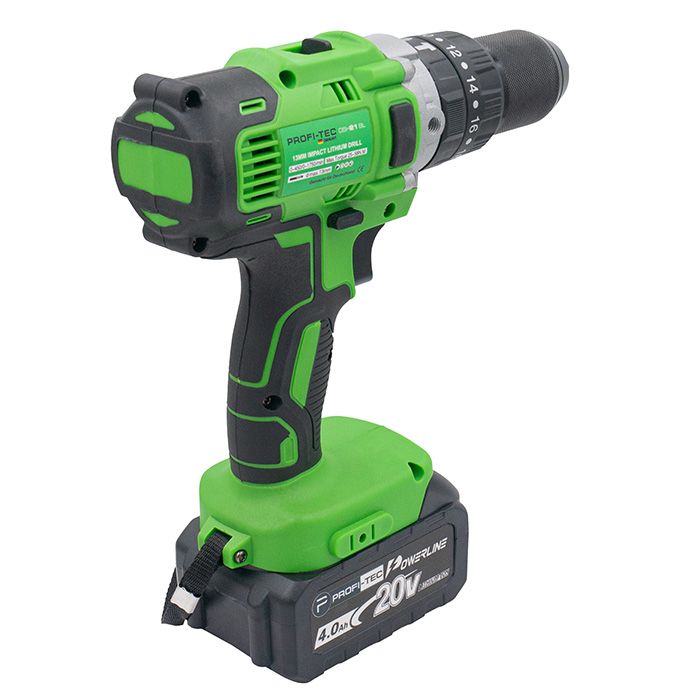 Шуруповерт акумуляторний PROFI-TEC DSH21BL 4.0 Аг 2шт