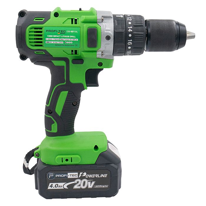 Шуруповерт акумуляторний PROFI-TEC DSH21BL 4.0 Аг 2шт