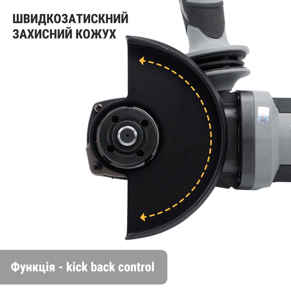 Болгарка акумуляторна Procraft industrial AG125С без АКБ та ЗП