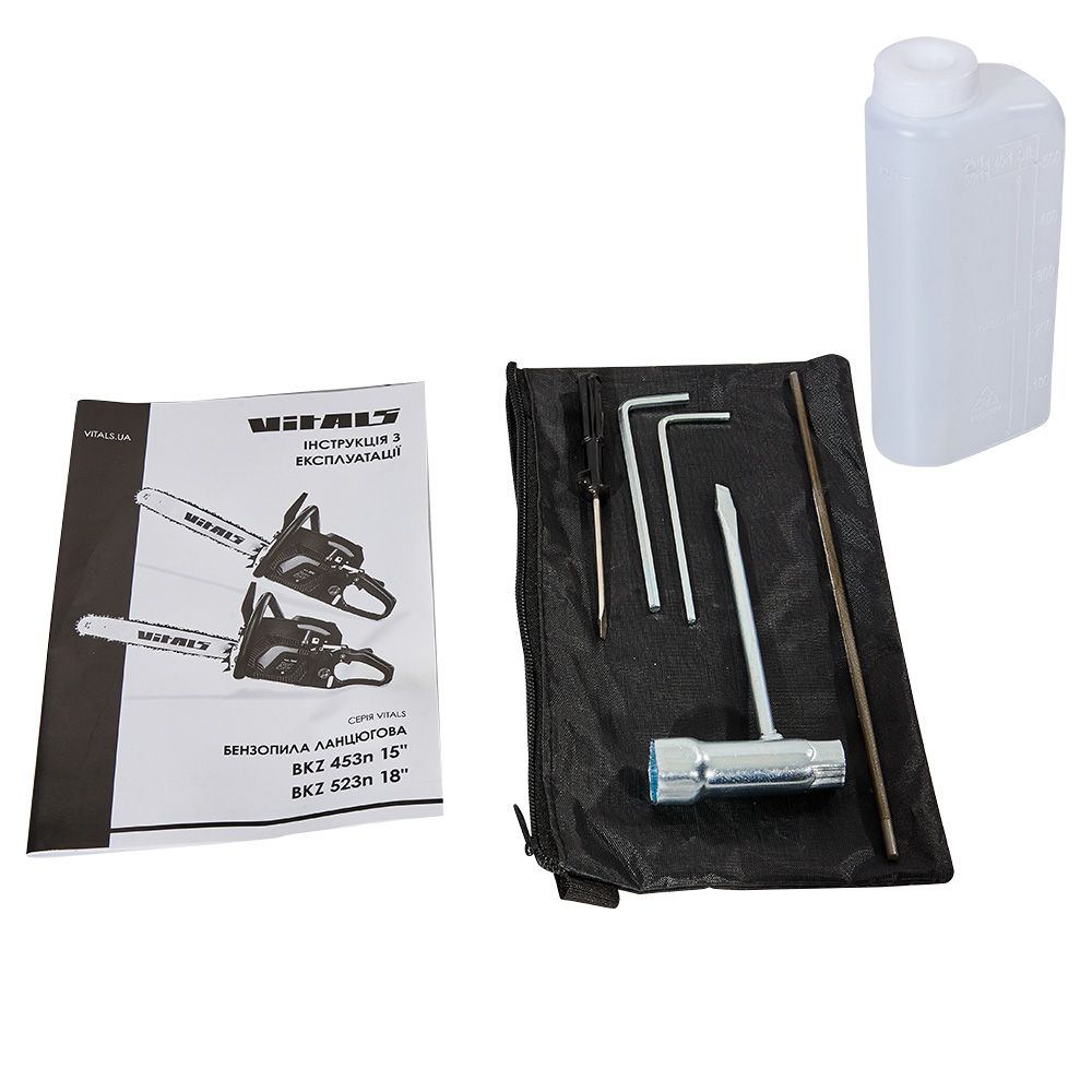 Бензопила Vitals BKZ 453n 15" 40см