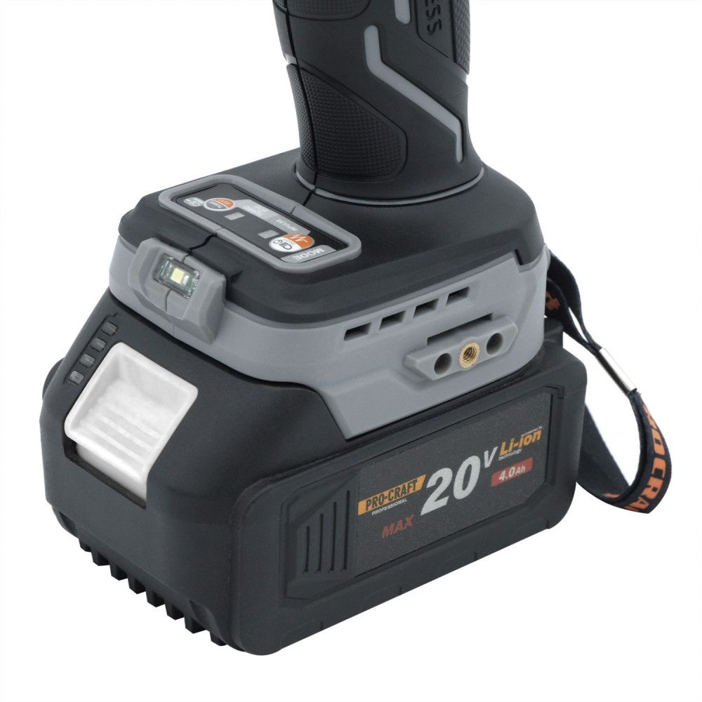 Шурупокрут акумуляторний Procraft industrial CD20A