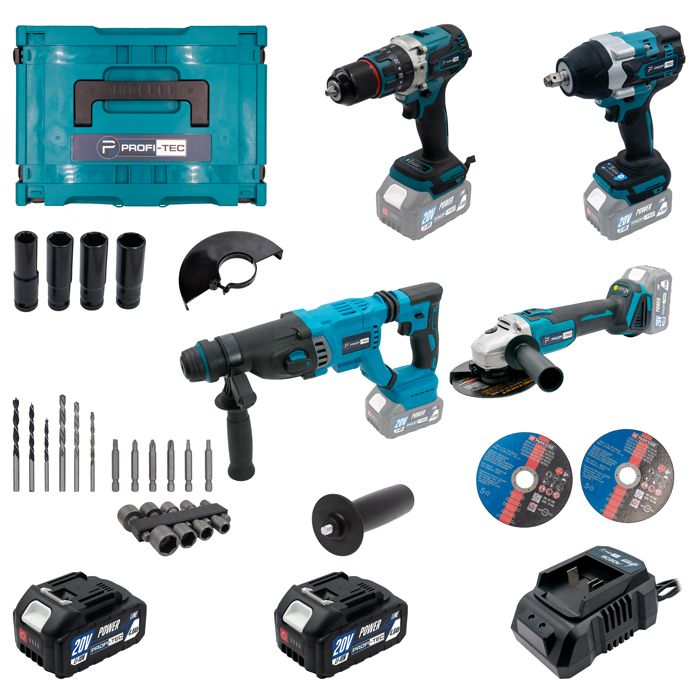 Набір інструментів акумуляторний PROFI-TEC Combo Set 4/3 POWERLine