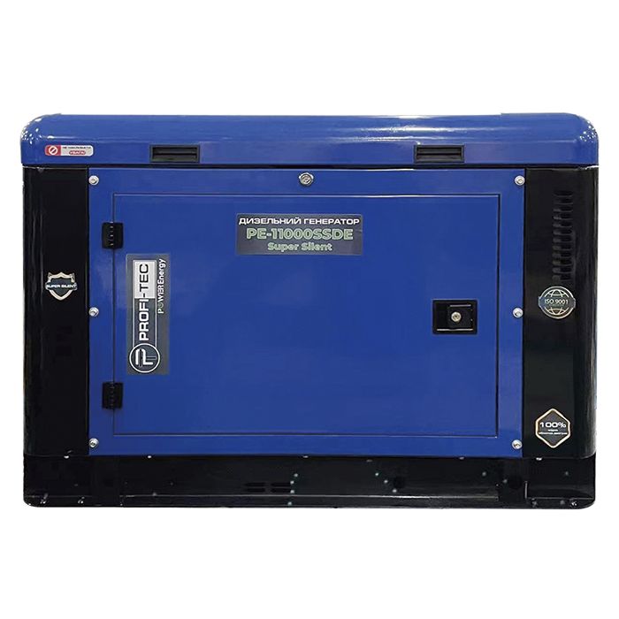 Генератор дизельный PROFI-TEC PE-11000SSDE (10 кВт, 220 В)