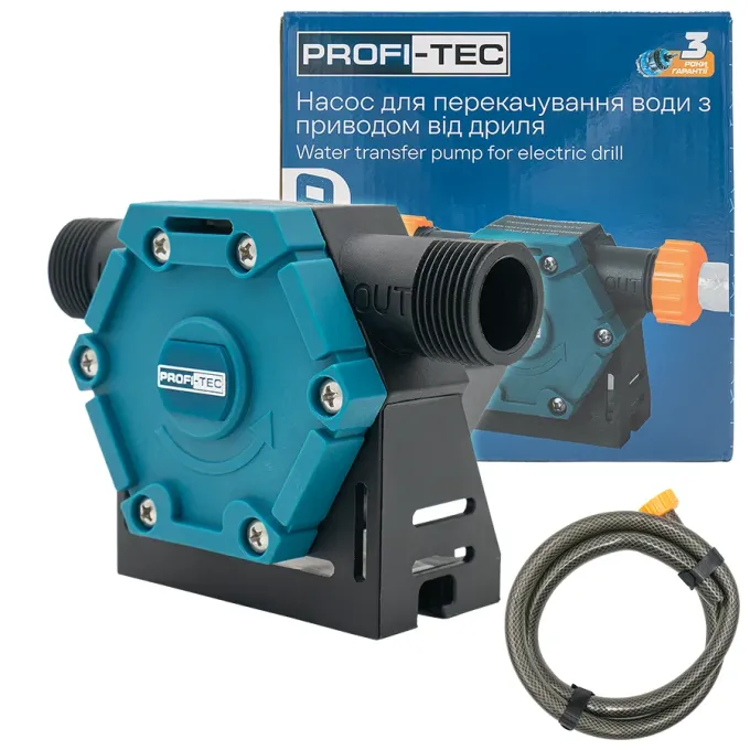Насос для перекачування води с приводом от дрели PROFI-TEC DPK3100