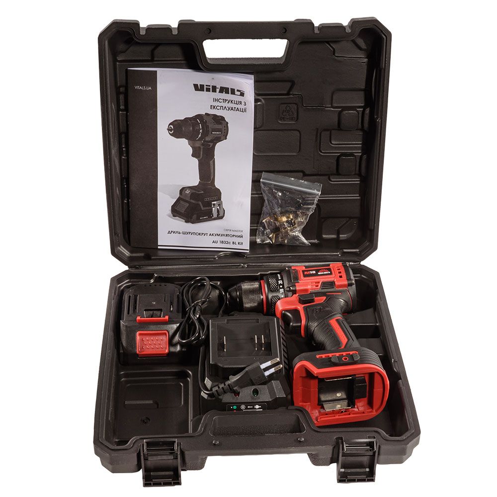 Шуруповерт аккумуляторный Vitals Master AU 1832c BL Kit