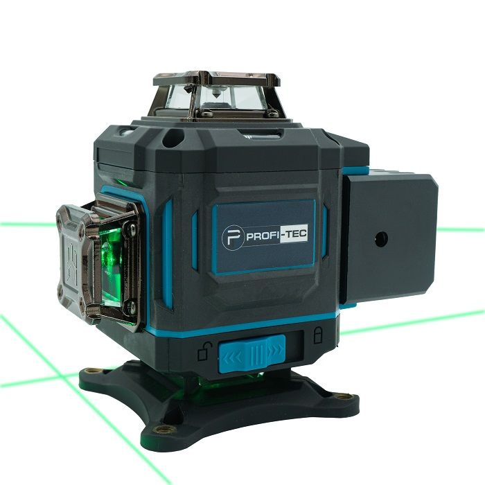 Лазерный уровень PROFI-TEC PGL 4D 1640 (40 м, 16 линий, зеленый луч)