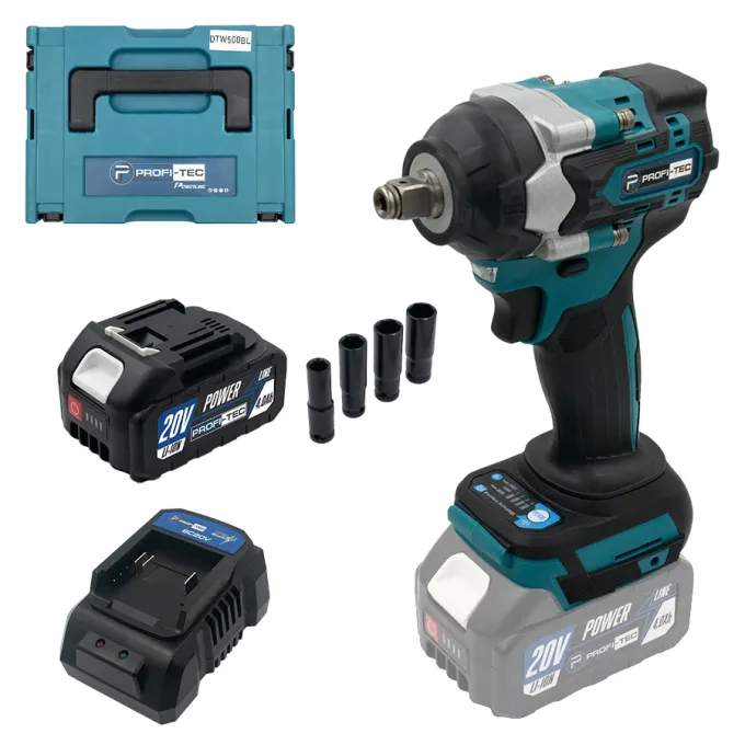 Гайковерт акумуляторний PROFI-TEC DTW500BL POWERLine