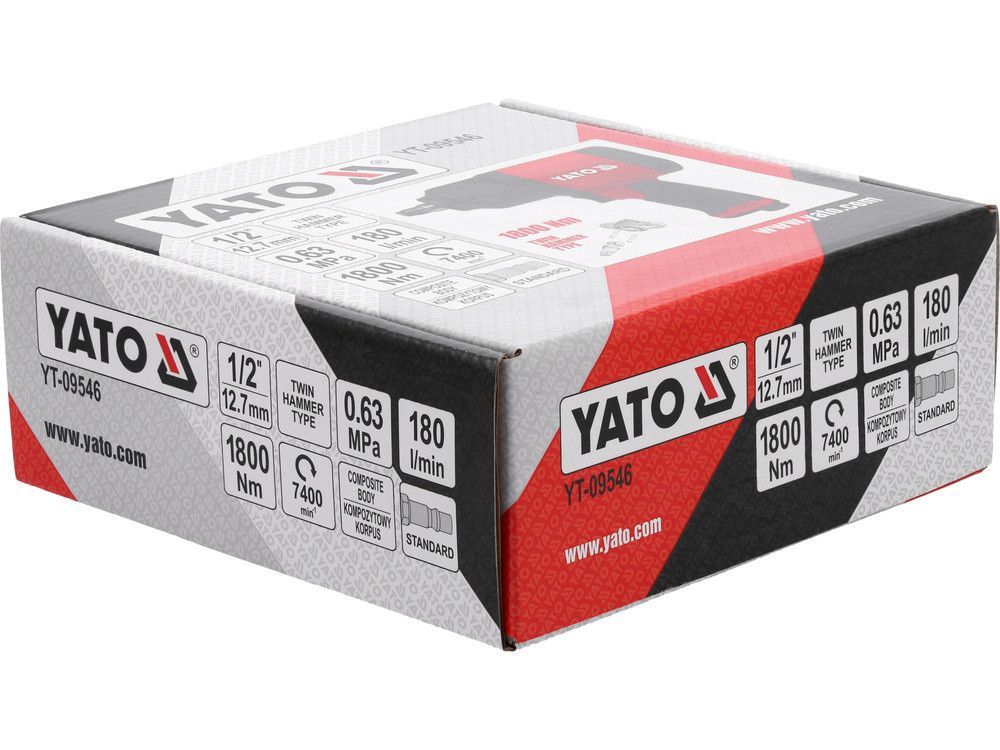 Гайковерт пневматичний ударний YATO YT-09546