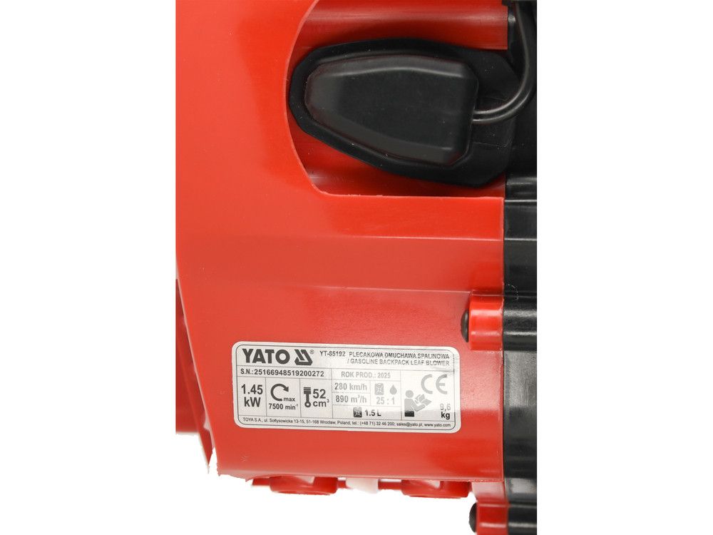 Повітродувка бензинова YATO YT-85192