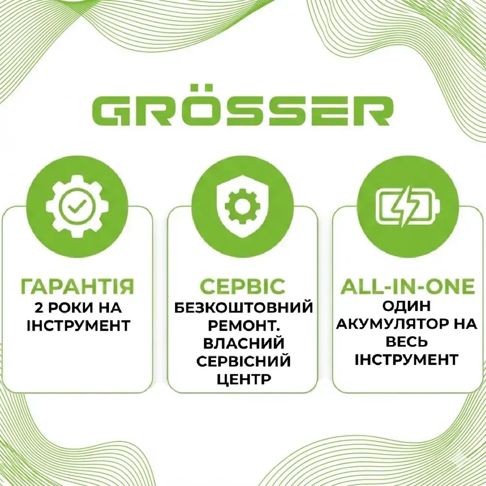 Фарбопульт акумуляторний Grosser GSG 200 без акб