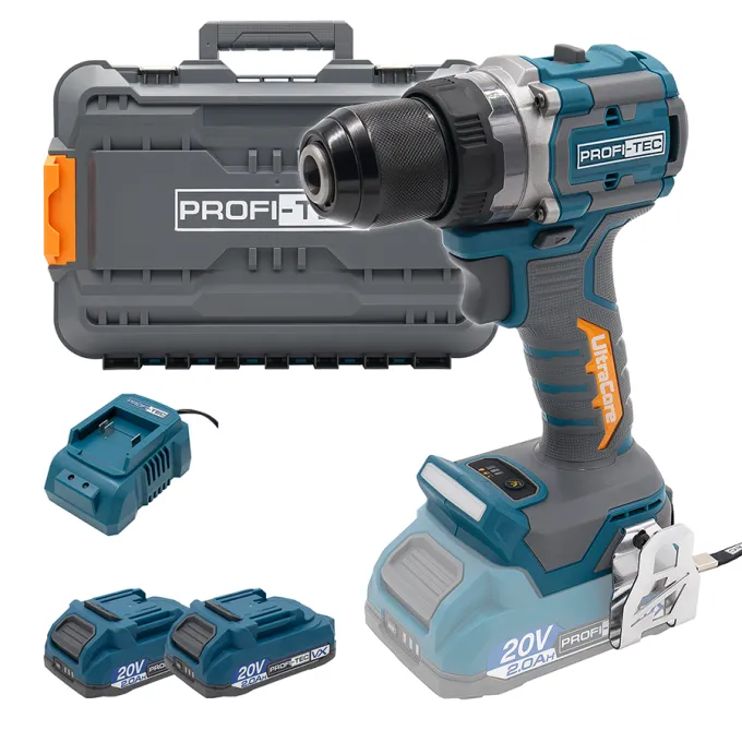 Шурупокрут дриль акумуляторний PROFI-TEC PPCD7020 UltraCore