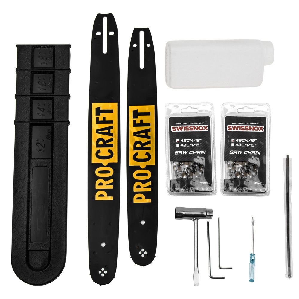 Бензопила Procraft K450 Шина+ланцюг