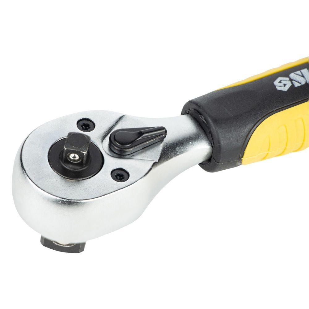 Тріскачка двостороння 1/4"-1/2" 145мм 72T SIGMA 6050251