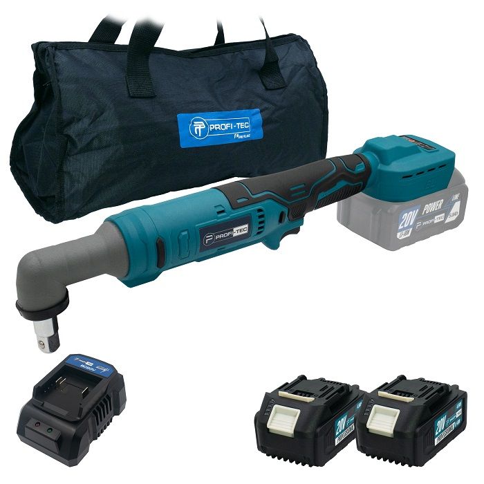 Кутовий гайковерт акумуляторний PROFI-TEC PWR1620BL POWERLine 4,0А 2шт