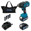 Гайковерт акумуляторний PROFI-TEC PTW820BL POWERLine 4.0 Аг 2шт